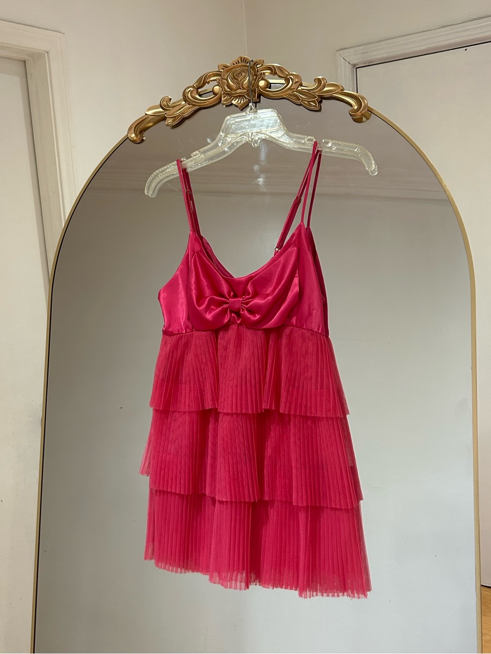 Victoria's Secret 2000’s Vintage Babydoll Slip Dress with Bow Detail, Size M
